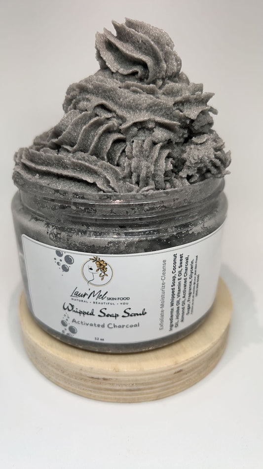 Whipped Soap Scrub ACTIVATED CHARCOAL